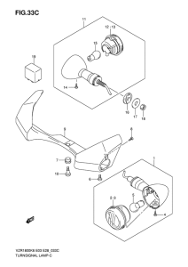 VZR1800 Поворотники