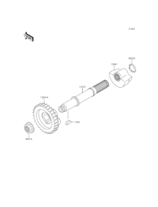 BJ250 Валансирный вал