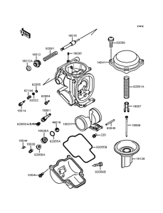 ZX400 Карбюратор в разборе