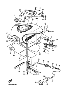 XVS1100 ﾌﾕｴﾙﾀﾝｸ