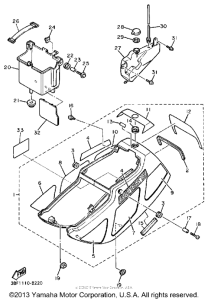 FZR400U Боковые обтекатели