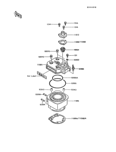 AR125 Цилиндр и головка цилиндров