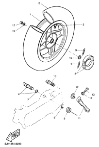 EW50 Переднее колесо