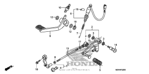 NT700V (ABS) Педали
