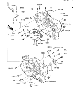 KL600 Картер двигателя