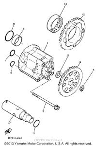 FJ1200TC Масляный насос