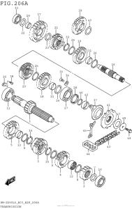 RM-Z250 Трансмиссия