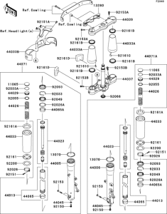 VN2000 Передняя вилка