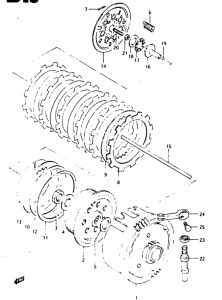 TS125 Бендикс