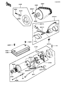KZ1000 Starter motor / starter clutch