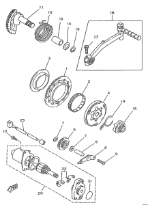 YA50R Стартер