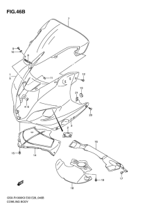 GSX-R1000 Cowling body