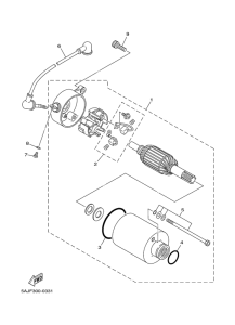 XVS250 Стартер