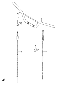 RM80 Руль -тросы