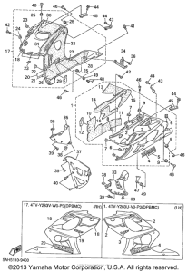 YZF600RLC Обтекатели