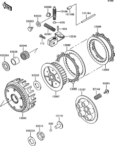 Z750 Сцепление