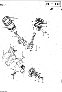 GV1400 Вал коленчатый