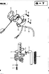 GS850 Топливный кран