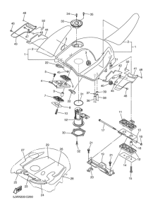 FJR1300A Топливный бак