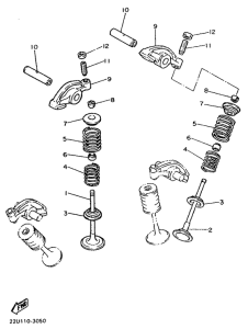 XV500 Клапана