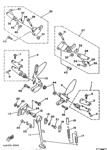 TRX850 Stand. footrest