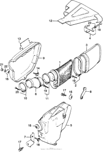 XL250 Воздушный фильтр