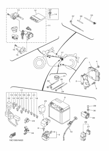 XVS950CU (ABS) Электрика 2