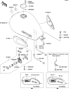 EJ650 Топливный бак