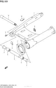 VZR1800BZ Rear Swingingarm