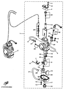 TZ250 Карбюратор