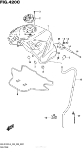 GSX-R1000 Fuel Tank (Gsx-R1000L5 E33)