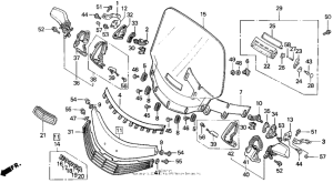 GL1500SE Se windscreen 94