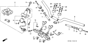  Handle pipe / top bridge