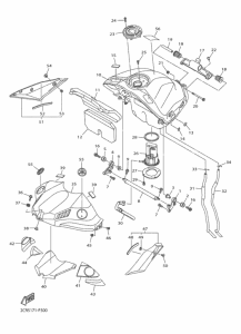 YZF-R1 Топливный бак