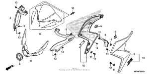 CB1000R Обтекатель