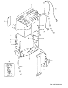 GN125 Аккумулятор