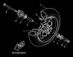 CW50RS Переднее колесо