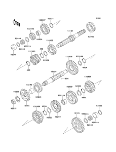ZX1100 Трансмиссия
