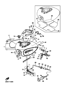 XVS1100A XVS11AA Tank fuel