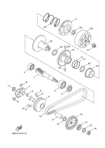 XF50 Сцепление