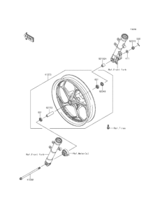 BX250 フロントハブ