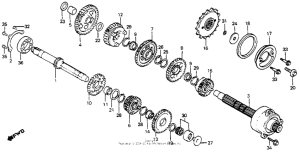 VF700F Трансмиссия