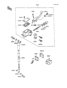 KX100 Главный тормозной цилиндр