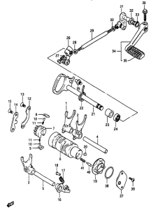 RG50 Переключение передач