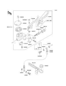 VN1500 Главный тормозной цилиндр