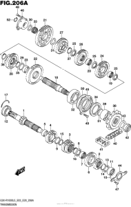 GSX-R1000 Трансмиссия