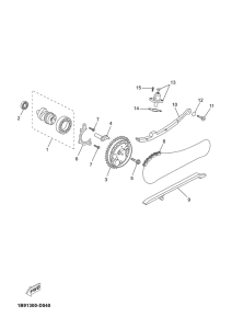 YP125R Camshaft & chain