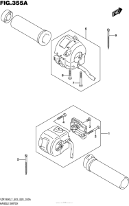 VZR1800 Handle Switch (Vzr1800L7 E28)