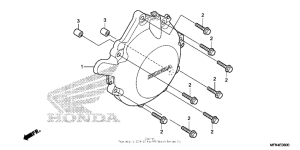 CB1000R Крышка генератора
