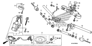 CBR600RR (ABS) Handlebar + top bridge